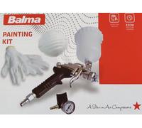 KIT pistola aerografo ad aria per Verniciare Verniciatura BALMA con manometro