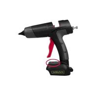 Kit pistola for colla a caldo wireless con display digitale 21 V, senza batteria, stick di e sostituzione dell'ugello