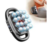 Kit pistola massaggiante a 16 teste, con 3 modalità e 30 livelli di forza regolabile, massaggiatore elettrico profondo per collo, spalle, schiena, gambe, sollievo dal dolore muscolare, regalo ideale