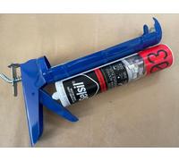 KIT PISTOLA PER SILICONE PIU'CARTUCCIA TRASPARENTE ESTERNO INTERNO SELSIL 280ml
