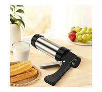 Kit pistola pressa for biscotti Kit manuale in acciaio inossidabile Churros Maker Machine Pasticceria fai da te Siringa Estrusore Ugelli Piping Cream Biscuit Maker