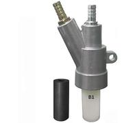 Kit pistola sabbiatrice pneumatica tipo B B1/B2 con ugelli in carburo di boro puro da 6/8/10/12 mm per sabbiatura armadio B1 sabbiatura pistola + carburo di boro 60 x 20 x 6 1 pz