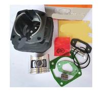 Kit pistone cilindro da 45 mm con cuscinetto guarnizione adatto for gruppo clip for perno anello pistone motosega 5200 G5200 52CC(Single Groove)