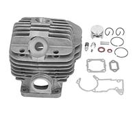 Kit pistone Cilindro da 52 mm con Guarnizione Cuscinetto a Tenuta 'Olio Set Materiali in plastica in Ferro in Lega di Alluminio di Alta qualità per MS440 044 Parti di Catene