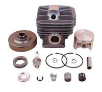 Kit pistone cilindro motosega da 52 mm per Stihl MS460 046 MS 460 | Per decompressione del cuscinetto del cerchione del pignone da 3/8" a 7 denti