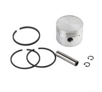 Kit pistone compressore d'aria con 3 anelli, pin e anelli di sicurezza, compatibile con modelli da 42/47/48/51/65 mm, parti di ricambio in metallo per pompe ad aria a pistone (70 mm)