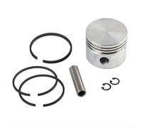 Kit pistone compressore d'aria con 3 anelli, pin e anelli di sicurezza, compatibile con modelli da 42/47/48/51/65 mm, parti di ricambio in metallo per pompe ad aria a pistone (65 mm)