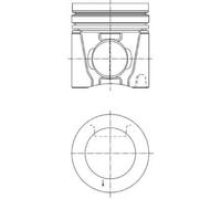 Kit pistone con boccola cilindro 41166960 KOLBENSCHMIDT