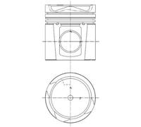 Kit pistone con boccola cilindro 99985960 KOLBENSCHMIDT per BUICK REGAL