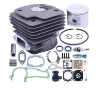 Kit pistone da 52 mm adatto for 372 372XP 371 365 362 con guarnizione, cuscinetto, candela e