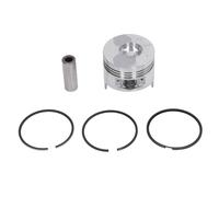 Kit pistone di ricambio resistente con clip, perno e fasce elastiche, compatibile con motori Honda serie GX. Facile da usare. Design con protezione