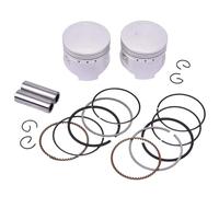 Kit pistone e anello 2 pezzi 49 mm 49,25 mm 49,50 mm 49,75 mm 50,00 mm Adatto for Ya XV250 Virago 1989-1993 XC125 XVS250 XV250S Virago YFM100(49.75mm)