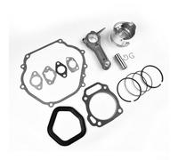 Kit pistone motore compatibile con Honda per GX390 13HP FeatuFor Anello per anello di collegamento, guarnizioni, guarnizioni, perno, clip e guarnizione albero motore