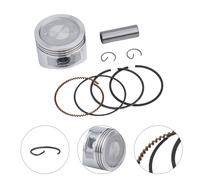 Kit Pistone Resistente con Anelli Pin Clip e Guarnizioni Complete per Motore GX2