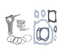 Kit Pistone Resistente con Anelli Pin Clip e Guarnizioni Complete per Motore GX2