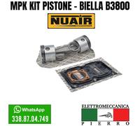 KIT PISTONI BIELLE GUARNIZIONI COMPRESSORE POMPANTE B3800 ABAC NUAIR