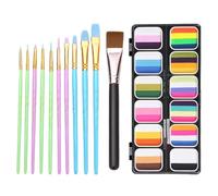Kit Pittura Viso - Professionale E Corpo In 12 Colori | Lavabile Per Body