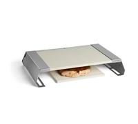 Kit Pizza per Barbecue a Gas BURNHARD® Acciaio Inox, Pietre Cordierite, Distribuzione Rapida del Calore, Facile da Riporre, Perfetto per Modelli FRED & EARL - Miglior Kit Pizza