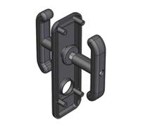 Kit placca e maniglie 0432.0800 per serratura basculante Prefer