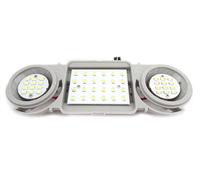 CARALL LE0608 Kit Plafoniera Luci Led Di Cortesia Lettura Posteriore Compatibile Con VW Golf 6 Golf 5 Golf plus Jetta Passat CC