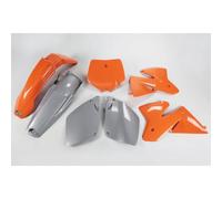 Ufo Ktm Sx 125 00 Ktkit500@999 Plastics Kit Arancione,Grigio