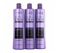 Kit Plastica dos Fios trattamento capelli alla cheratina brasiliana 3 x 1 L