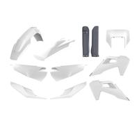 Kit plastica Polisport Husqvarna TE/FE TPI '20-23 colore bianco e grigio