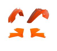 KIT PLASTICA POLISPORT KTM EXC/EXC-F ’05-’07, COLORE ARANCIONE/NERO