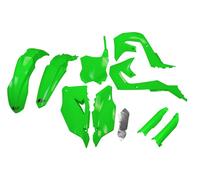 KIT PLASTICA UFO CON COPERCHI TELESCOPICI (AMMORTIZZATORI) KAWASAKI