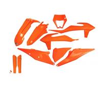 Kit plastica UFO con protezione forcella KTM EXC 125 '20-'21, EXC 250/300