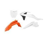 KIT PLASTICHE 4 PEZZI KTM REPLICA ARANCIONE - BIANCO - NERO OEM 2017