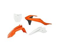 KIT PLASTICHE 4 PEZZI KTM REPLICA ARANCIONE - NERO - BIANCO OEM 2016 E 2018