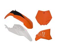 Rtech Plastikkit Adatto Per KTM SX 65 09-11 Arancione/Bianco