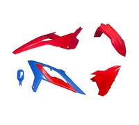 KIT PLASTICHE 4 PEZZI REPLICA BETA RR 23-..COLORE ROSSO BLU