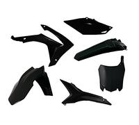 KIT PLASTICHE 6 PEZZI CON COPERCHIO CASSA FILTRO HONDA REPLICA NERO CRF