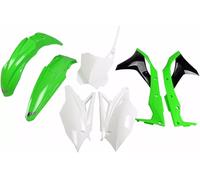 Kit plastiche carena completo di ricambio Ufo Kawasaki Kx 250 Kakit224f@999