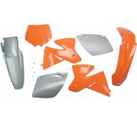 Ufo Ktm Sx 125 00 Ktkit500@999 Plastics Kit Arancione,Grigio