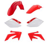 KIT PLASTICHE CARENATURE ACERBIS ROSSE BIANCHE PER HONDA CRF 250 2006 2009
