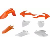 Kit Plastiche Carene Arancione Bianco Polisport Ktm Sx 85 90760