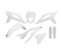 Kit plastiche con protezioni forcella Beta RR Enduro dopo 2020 bianco
