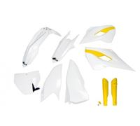 Ufo Husqvarna Tc/fc 2015-2015 Hukit628f-999w Fork Protectors & Plastics Kit Trasparente
