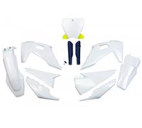 Ufo Husqvarna Tc/fc 2019-2022 Hukit622f-999w Fork Protectors & Plastics Kit Trasparente