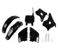 Ufo Kawasaki Kx 125/250 1996-1998 Kakit192f-001 Fork Protectors & Plastics Kit Nero