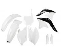 Ufo Kawasaki Kxf 250 2006-2006 Kakit204f-047 Fork Protectors & Plastics Kit Bianco