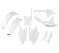 Ufo Kawasaki Kxf 250 2017-2017 Kakit224f-047 Fork Protectors & Plastics Kit Bianco
