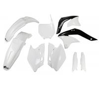 Ufo Kawasaki Kxf 450 2007-2007 Kakit209f-047 Fork Protectors & Plastics Kit Bianco