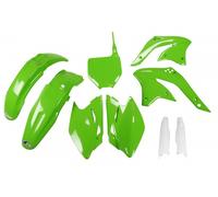 Ufo Kawasaki Kxf 450 2008-2008 Kakit211f-026 Fork Protectors & Plastics Kit Verde