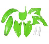 Ufo Kawasaki Kxf 450 2009-2011 Kakit213f-026 Fork Protectors & Plastics Kit Verde