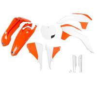 Ufo Ktm Sx/sx-f 2015-2015 Ktkit531f-999w Fork Protectors & Plastics Kit Nero