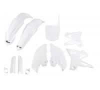 Ufo Yamaha Yz 125/250 2002-2004 Restyling Yakit328f-046 Fork Protectors & Plastics Kit Bianco